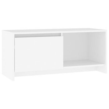 Mueble Para Tv | Muebles De Salón De Madera Contrachapada Blanco 90x35x40 Cm Cfw95615