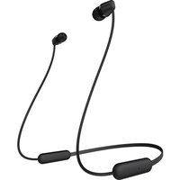 sony wi-c200 wireless bluetooth earphones - black black