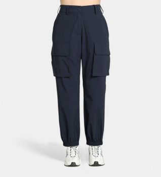 Save The Duck para mujer. DP1612W-RETY20 Pantalón Cargo Gosy marino (L), Casual, Sostenible, Nylon reciclado
