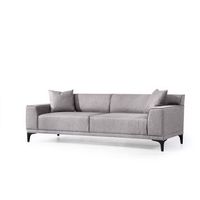 sofa de 3 plazas petra 3 gris claro