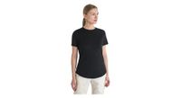 camiseta para mujer icebreaker merino 125 cool lite sphere iii negra