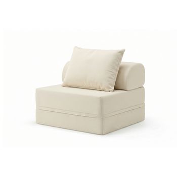 Sofá Modular 1 Lugar Convertible Derecho  Beige