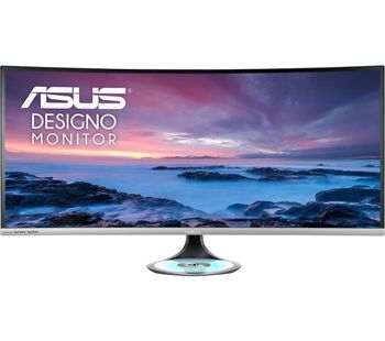 ASUS Designo MX38VC 4K Ultra HD 37.5” Curved IPS Monitor - Black & Grey, Black