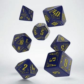Qw Dados Galactic Navy & Yellow Set (7)