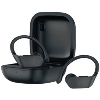 Daewoo TWS Sport DW2012 Auriculares Inalámbricos Deportivos con Estuche de Carga en Negro