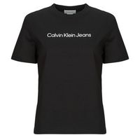 calvin klein jeans camiseta a- inst logo classic tee ss para mujer