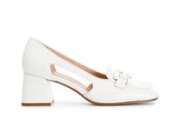 zapatos de napa con horsebit white