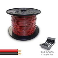 cable paralelo sediles negro rojo 2 x 15 mm - 300 m