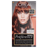 loreal paris preference infinia 645 brooklyn intense copper auburn hair dye