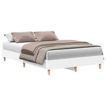 Estructura De Cama Sin Colchón Blanca 120x200 Cm Vidaxl