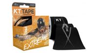 kt tape rollo cinta precortada pro extreme black 20 cintas