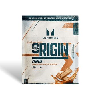 Origin Protein, with Creatine (Sample) - 1raciones - Caramel Biscuit