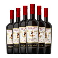 valdespino vino generoso deliciosa en rama manzanilla-sanlucar media botella 37 cl 15 vol pack de 6 unidades