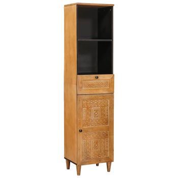 Mueble De Cuarto De Baño Marrón Claro 38 X 33 X 160 Cm Vidaxl
