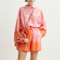 essentiel antwerp hichigan embellished cotton-poplin shorts - eu 36uk 8