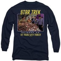 star trek camiseta manga larga the trouble with tribbles para hombre