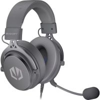 auriculares endorfy viro plus usb con cable usb-a virtual surround over ear gris