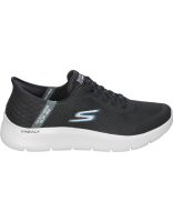 zapatillas veganas para hombre skechers slip in go walk flex 216324-bkgy negro 44