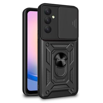 Cool Carcasa Hard Ring Negro para Samsung Galaxy A25 5G