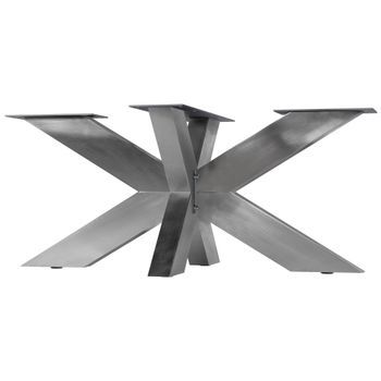 Base Para Mesa Duncan De Acero Inoxidable Acero Inoxidable 58x98x43 Cm Clp