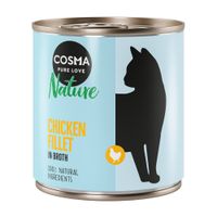 cosma nature 6 x 280 g - filete de pollo