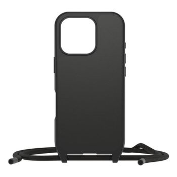 Funda para móvil OtterBox Cover nylon negro con cordón para iPhone 16 Pro