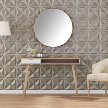 Paneles De Pared 48 Uds | Paneles Decorativos Xps Origami Beton 50x50 Cm 12 M² Cfw46034