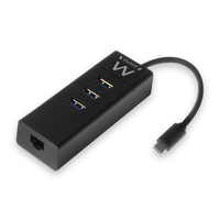 hub 4 puertos usb 31 ewent ew1141 usb-c 3 usb 31  1 rj45