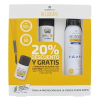 heliocare 360 sport spray 50 spf 100 ml  stick sport 25 g