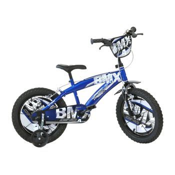 Bicicleta Niños 16 Pulgadas Bmx Azul 5-7 Años