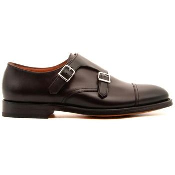 Doucal's Mocasines DOUCALS DU1025ORV DOUBLE BUCKLE CAP TOE MORO para hombre