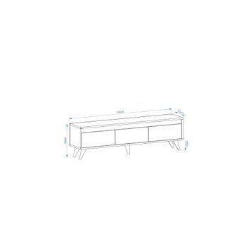 Mueble Tv Century Roble Zafiro