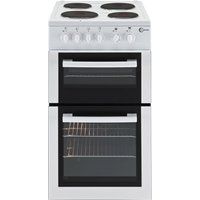 flavel ftcp50w 50 cm electric solid plate cooker - white white