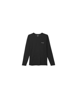 Camiseta de Trail Nnormal Merino Long Sleeve Hombre Negro