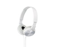 sony mdr-zx310w - auriculares de diadema cerrados sin microfono blancogris