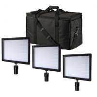 bresser sh-360 slimline kit de 3 antorchas led