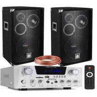 dibeisi g8001-8 sistema audio 20 200w rms bluetooth usb sd aux karaoke