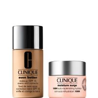 clinique even better vitamin makeup foundation  moisture surge 100h hydrator moisturiser bundle various shades - wn 46 golden neutral