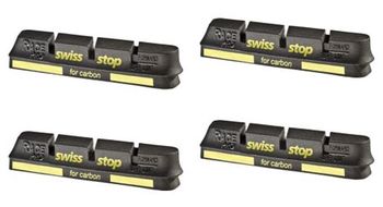 Swissstop racepro black prince x4 inserciones de pastillas de freno ruedas de carbono para campagnolo