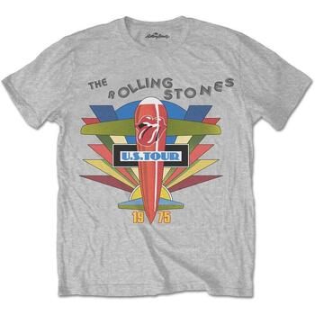 The Rolling Stones Camiseta manga larga US Tour 1975 para mujer