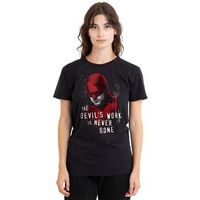 daredevil camiseta born again the devils work is never done para mujer
