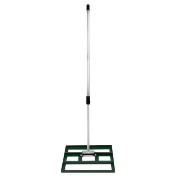 Rastrillo De Nivelación De Césped De 50cm De Jardín Extensible 1.2-1.9m: Verde