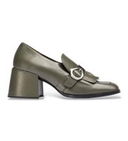 wonders para mujer h-64011960306 mocasines de piel victoria 01 verde 36 5 a 8cm ninguno casual clasico