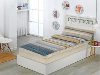 saco nordico karima dhestia home con cremallera diseno geometrico