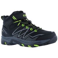 hi-tec zapatillas de senderismo blackout mid wp para nina