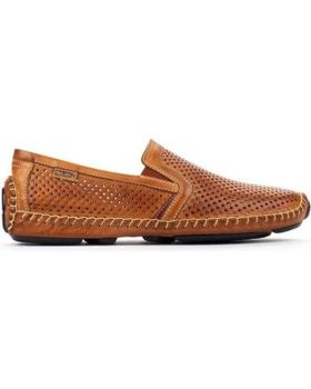 de PIKOLINOS ZAPATOS PIEL MICROPERFORADOS BRANDY