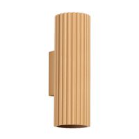 lampara de pared dorado aluminio alt 7 cm