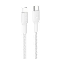 cable usb-c belkin boostcharge pro 240 w 2 m blanco carga ultrarrapida resistente