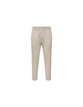 Pantalón Only & Sons Onslinus Crop Tap 0192 Hombre Silver Lining