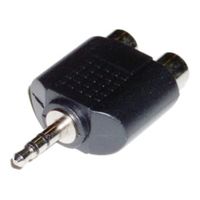 adaptador audio jack 35 macho a 2xrca hembra